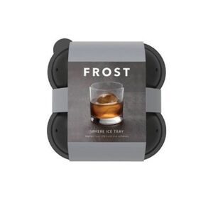 W&P Frost Silicone Sphere Ice Mold w/ Cover | Charcoal • NWT